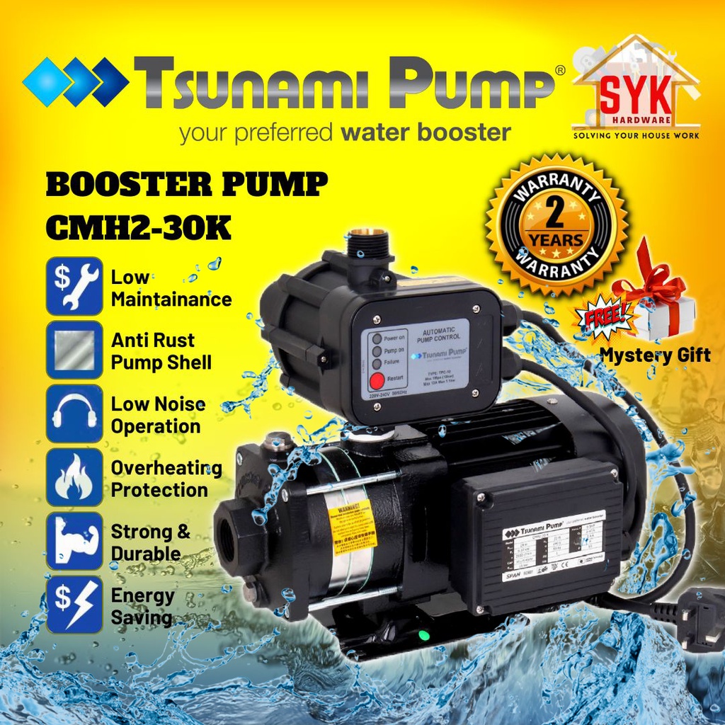 SYK Tsunami Water Booster Home Pump CMH230K Water Pressure Pump Water