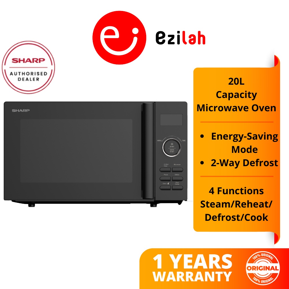 Sharp Microwave Oven with Energy Saving Mode (20L) R2021GK Shopee