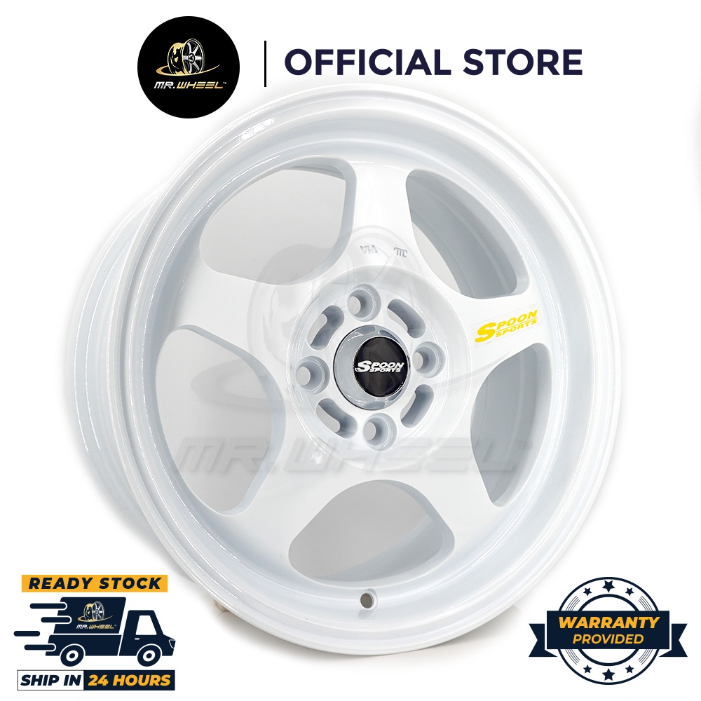 New Sport Rim SPOON SW388 15x7 4x100 ET35 White 15 inch 15 inci Mr Wheel Shopee Malaysia