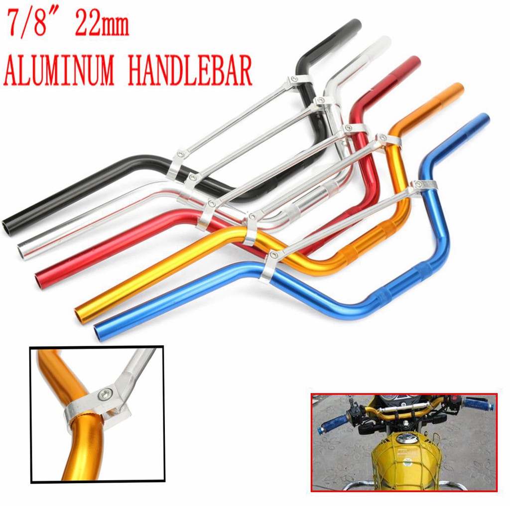 7/8" 22MM Motorcycle Aluminum Handle Bar Dirt Pit Bike ATV Quad & Cross