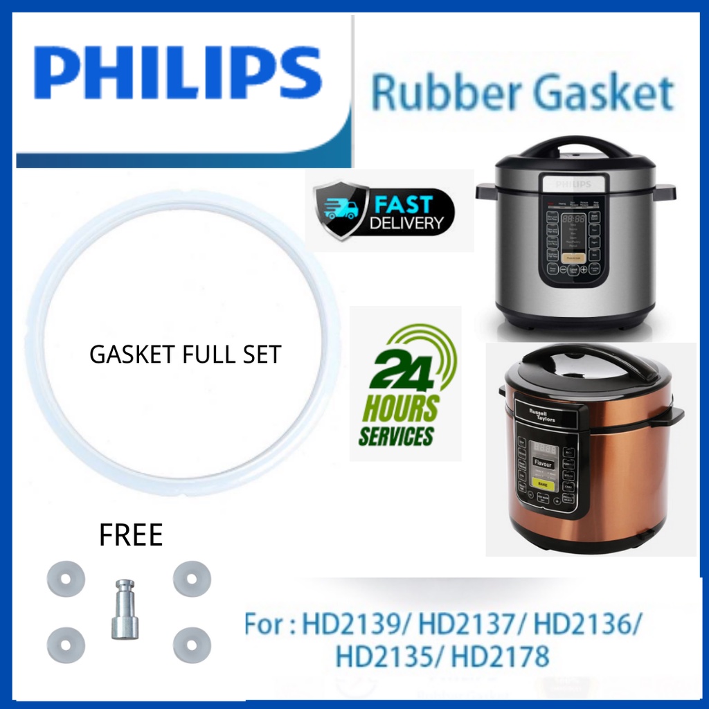 Original* Philips Pressure Cooker Gasket Lid Sealing Rubber Ring for