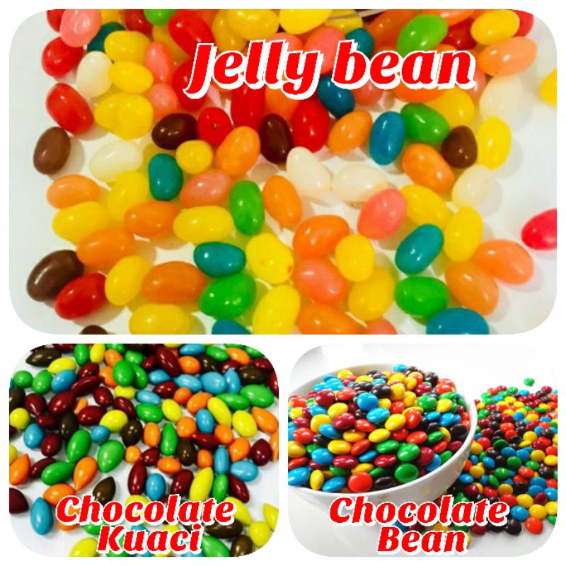 Jelly Bean Candy Candy Buffet 1kg Chocote Bean & Chocolate Kuaci Viral