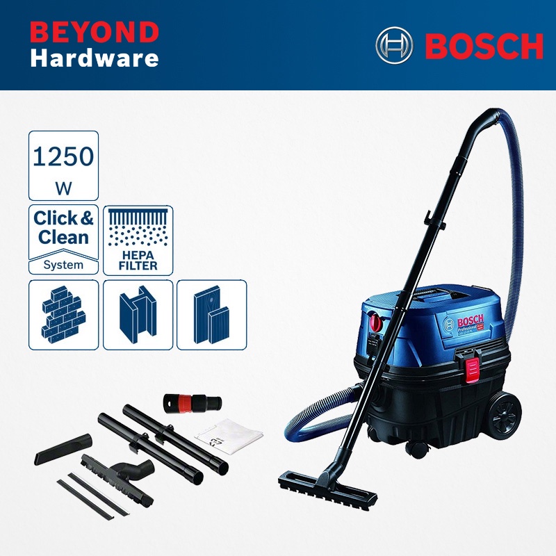 BOSCH GAS 1225 PL Professional Wet Dry Extractor 060197C1L0 Shopee