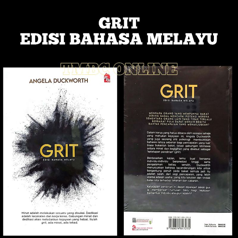 GRIT EDISI BAHASA MELAYU ANGELA DUCKWORTH (PTS) Shopee Malaysia