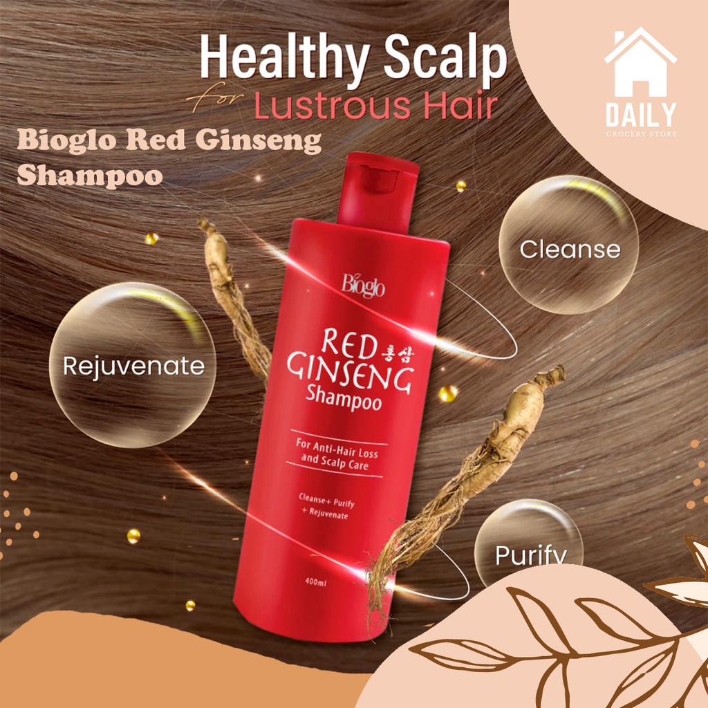 Bioglo Red Ginseng Shampoo Shopee Malaysia