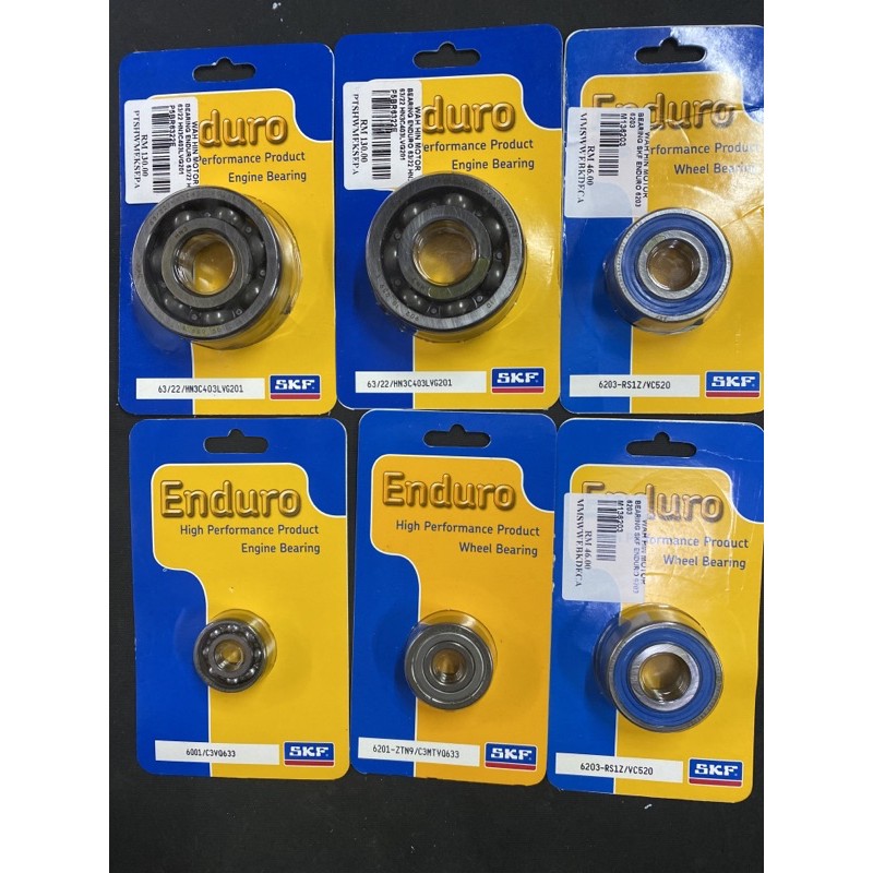 SKF bearing set Enduro C3 Wave125 wave110 ASUKA Honda wave 125 110