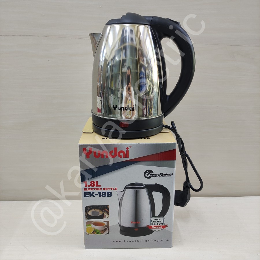 Yundai EK18A 1.8LITER Automatic Electric Water Tea KETTLE Shopee