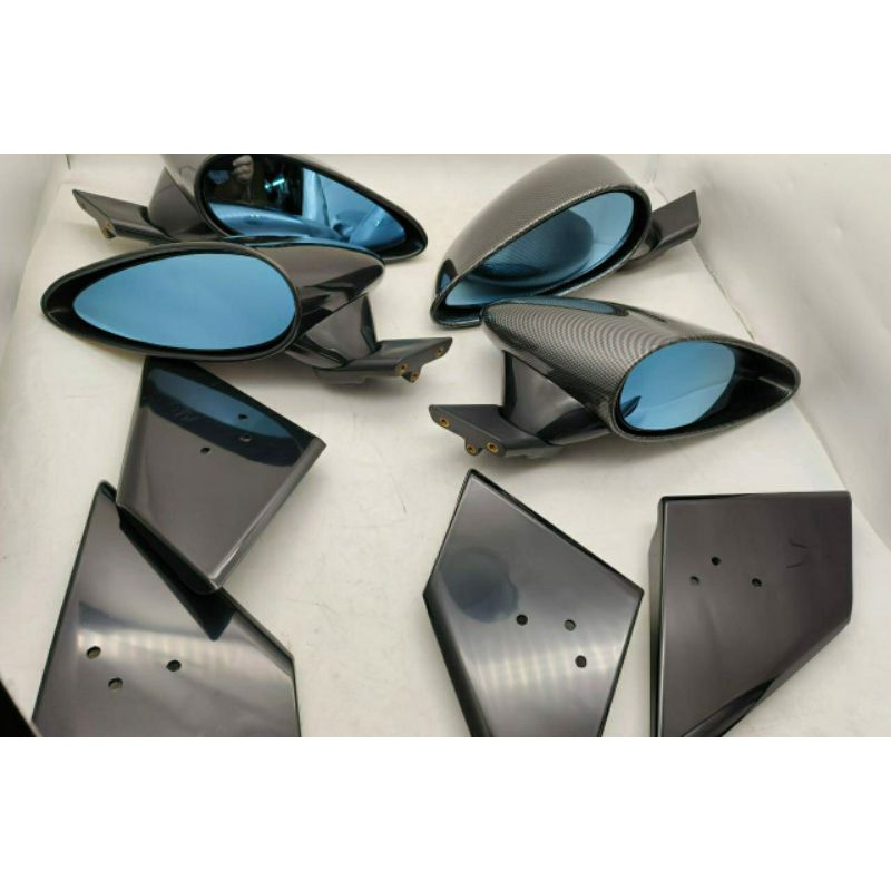 Proton evo10 inspira lancer gt F1 side mirror SPOON one pair black look