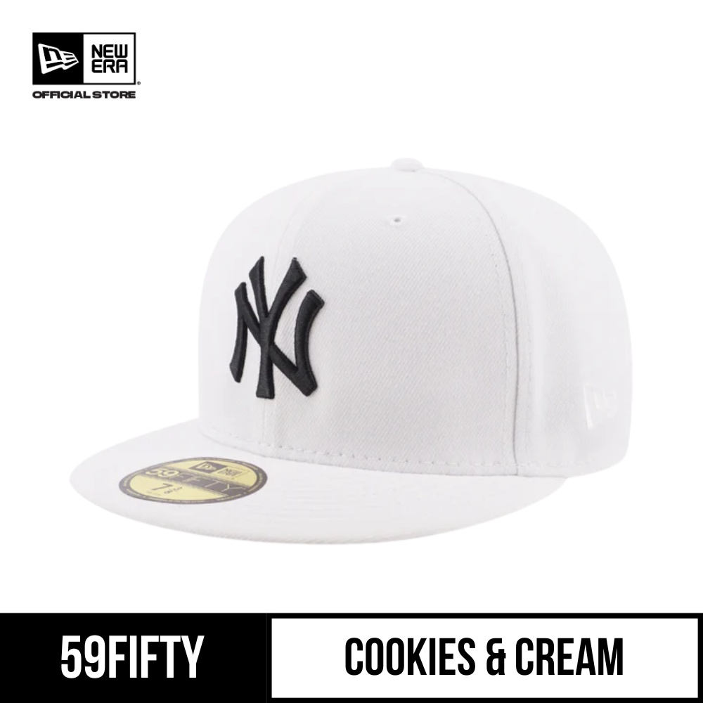 New Era 59FIFTY New York Yankees Cookies & Cream World Series 1998 White Fitted Cap Shopee