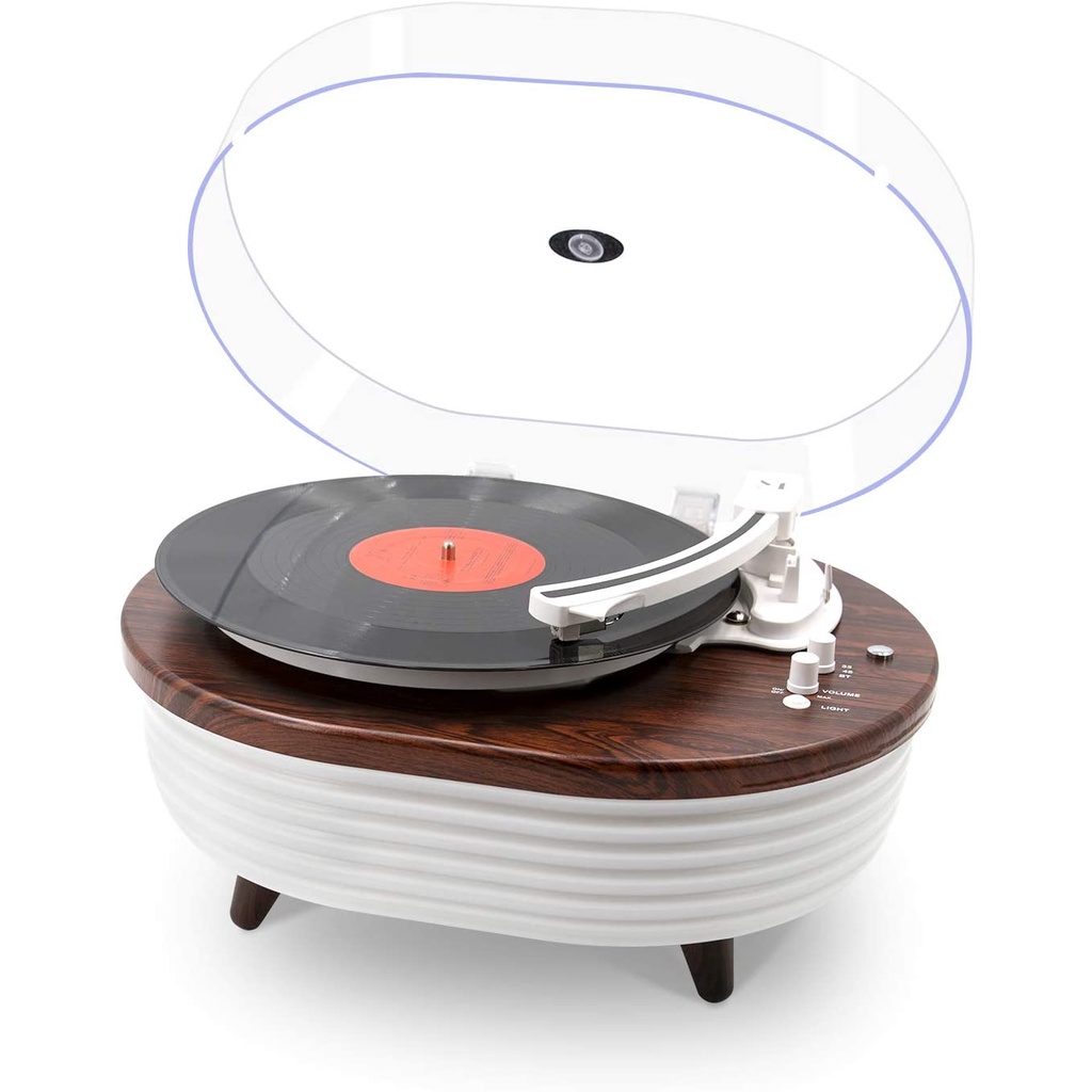 MUSIC PUBLIC KINGDOM TT238 Record Player Vintage 2Speed Bluetooth