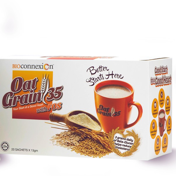 [CLEARANCE SALES!!!!] BIO CONNEXION OAT GRAIN 35 POWDER With FOS (25g