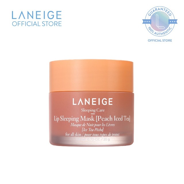 Laneige Lip Sleeping Mask Peach Iced Tea (20g) Shopee Malaysia