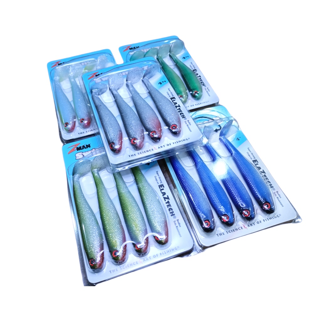 ZMAN SWIMMERZ SOFT PLASTIC 4" FISHING LURE Shopee Malaysia