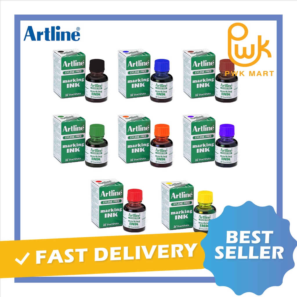 ARTLINE MARKING INK 20ML PERMANENT MARKER REFILL 20cc Shopee Malaysia
