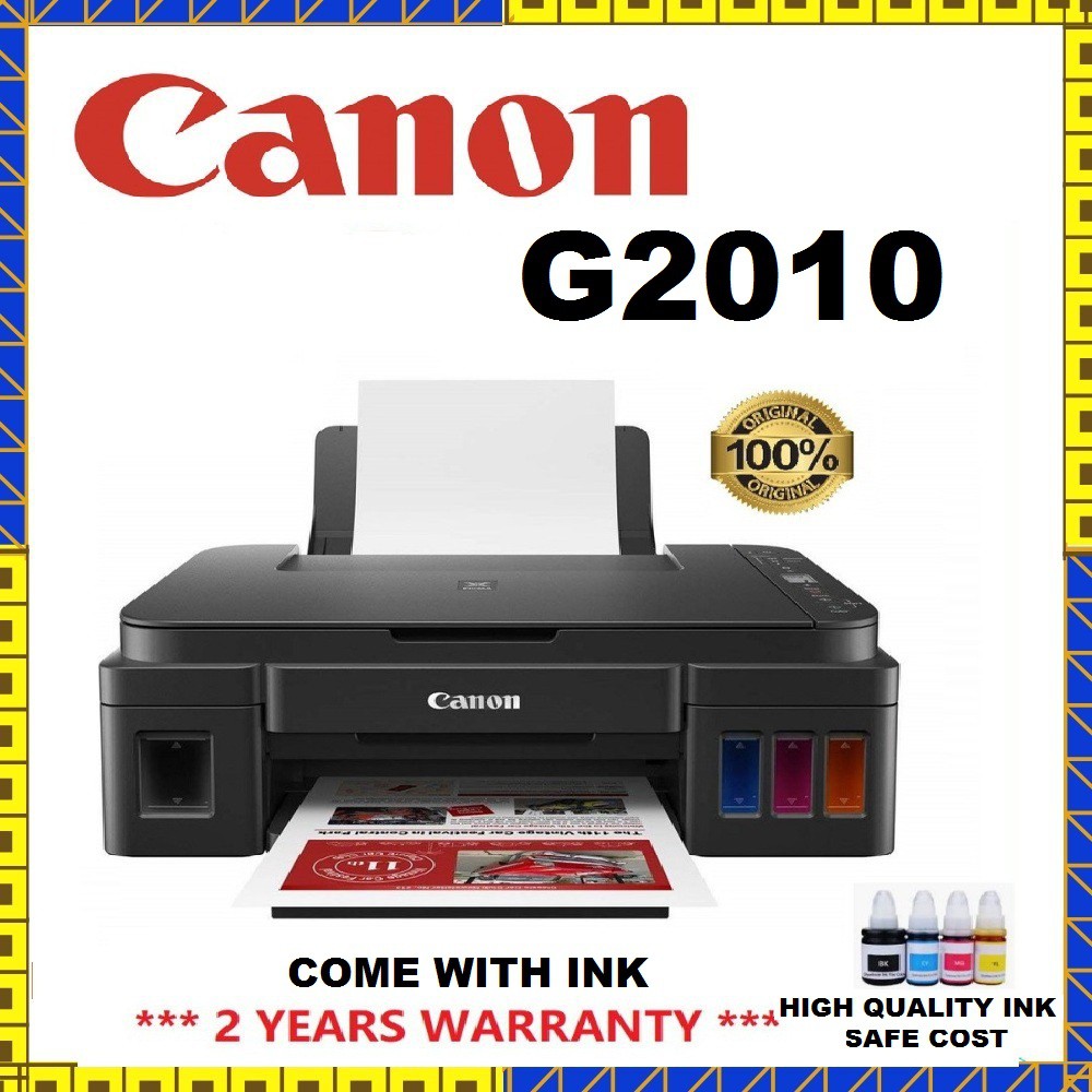 CANON PIXMA G2010 PRINTER WITH REFILL INK G2010 Shopee Malaysia