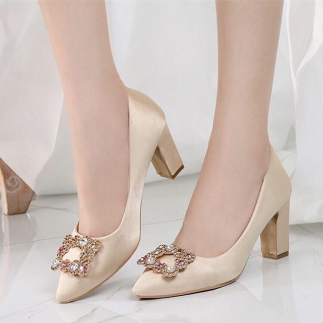 Wedding Shoes Kasut Nikah Kahwin Heels Size 3341 Shopee