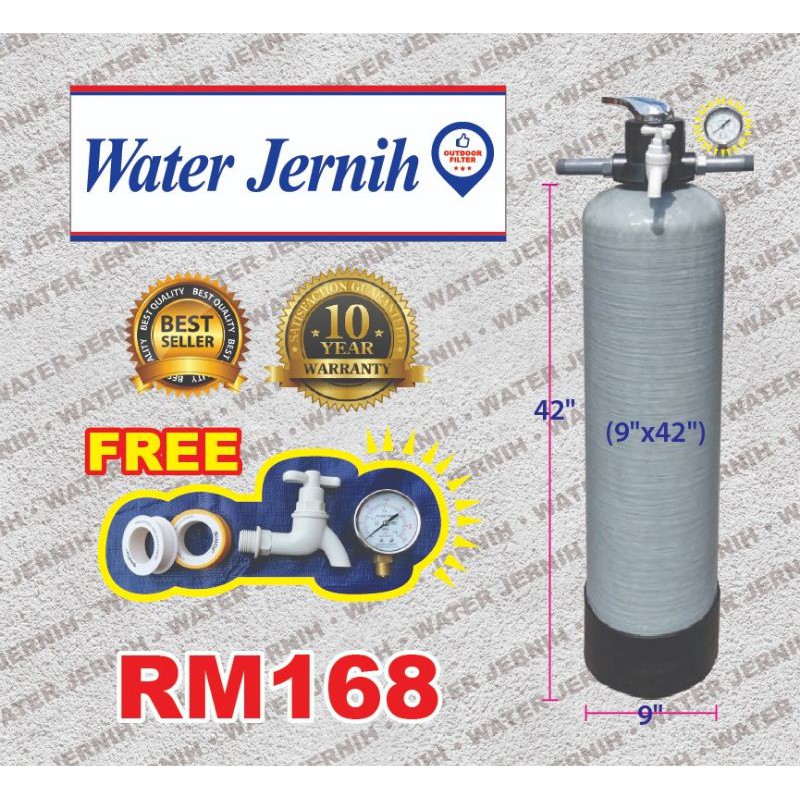 Waterman outdoor water Filter / Penapis Air Outdoor 5Layer (9'x42