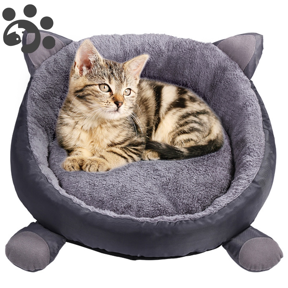 Cat Bed for Large Cat Small Dogs Plush Cat Sofa Bed Cave House Dog Pet