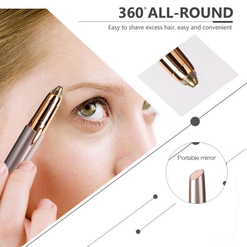 Flawless Eyebrows Trimmer Painless Laser Shaver Electric Eyebrow Hair