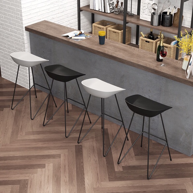 Simple bar Chair Iron Bar Chair High Stool home bar lounge chair Nordic