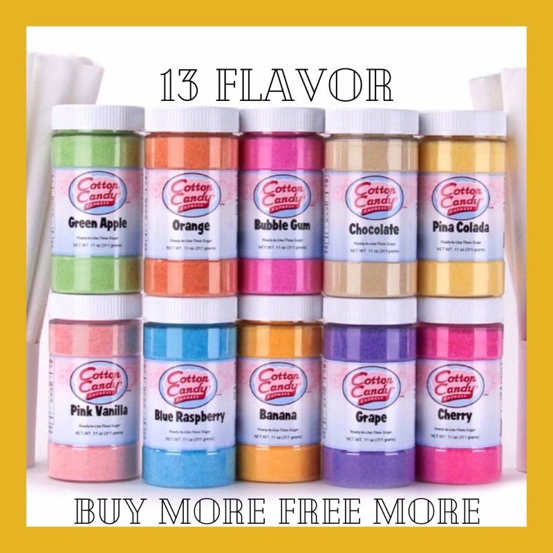 Buy 【READYSTOCK】13 Flavor [100g][200g][500g][1 KG]HALAL Gula Untuk Cotton  Candy Floss Sugar Gula Kapas Cotton Candy manis棉花糖 | SeeTracker Malaysia