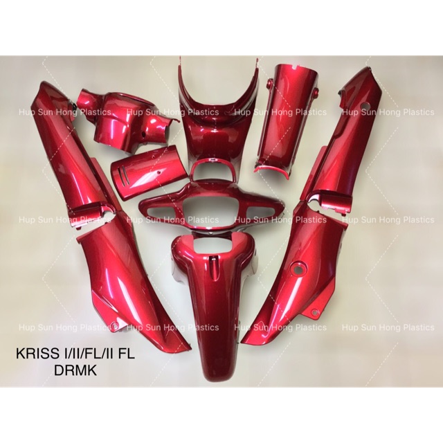 KRISS 1,2,FL/100 BODY COVER SET DRMK RED Shopee Malaysia