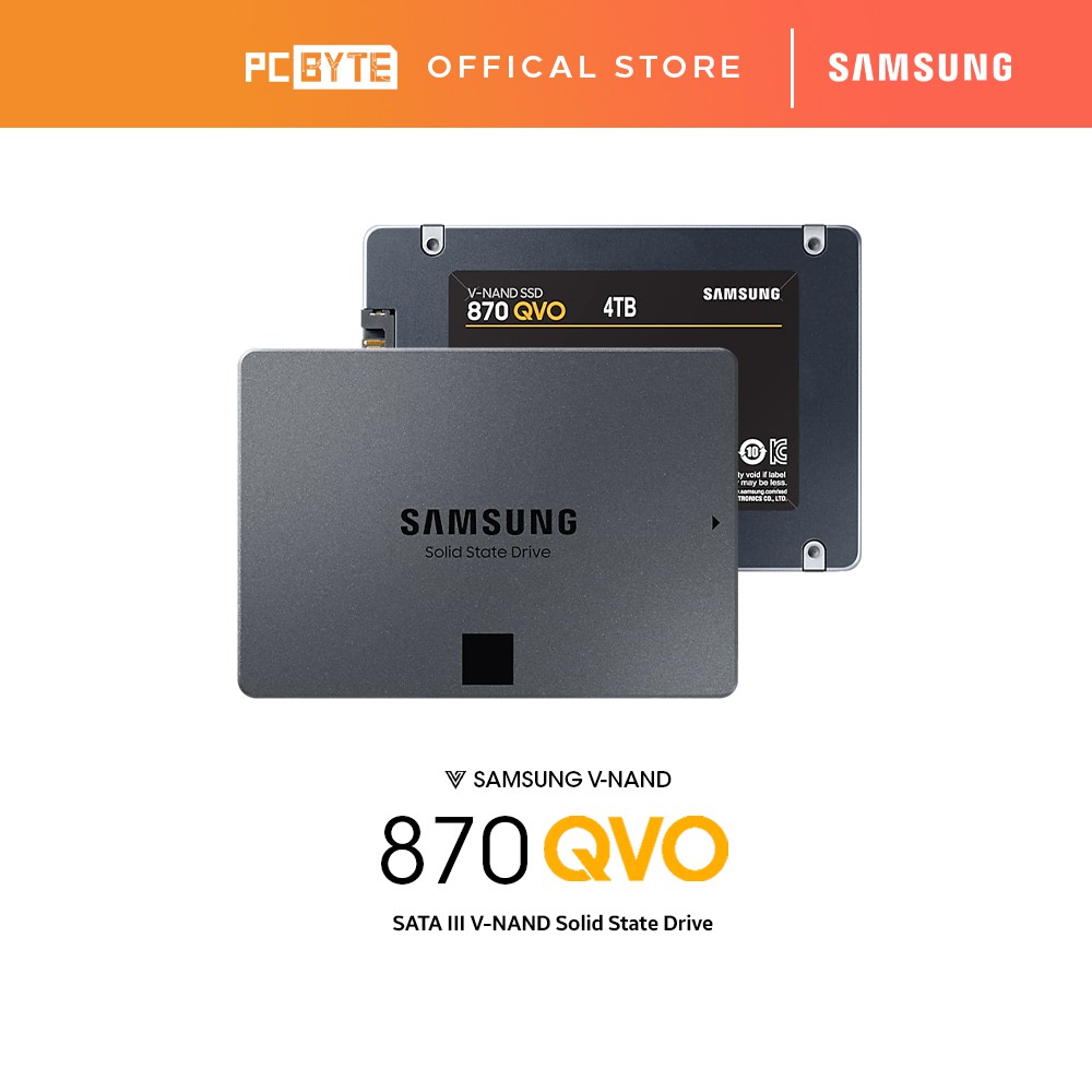Samsung 870 QVO SATA III 2.5" SSD [1TB/2TB/4TB] Shopee Malaysia