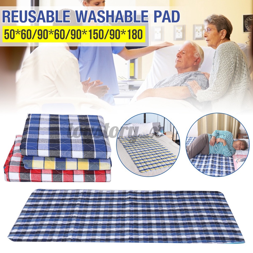 180/150/90/60CM Premium Washable Underpads Bed Reusable Pads Hospital