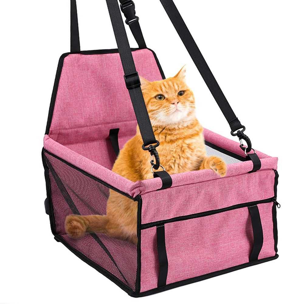 Folding Pet Car Travel Carrier Dog Puppy Cat House Seat Bag Basket