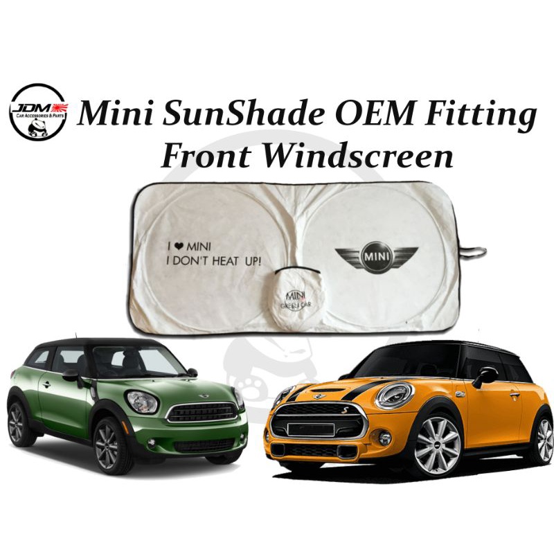 Sun Shade Bmw Mini Cooper Car Sunshade Block Countryman F60 Clubman R60 R61 R56 [ Ready Stock