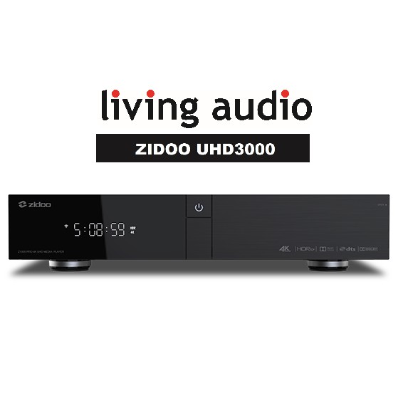 Zidoo UHD3000 Media Player 4K UHD HDR10+ 4GB Ram 32GB Rom Dobly Vision