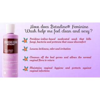 Betadine Feminine Wash With Douching Set 100ml Shopee Malaysia