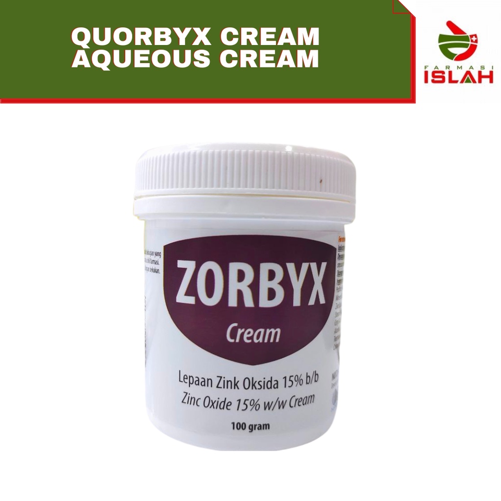 ZORBYX CREAM (ZINC OXIDE CREAM) Shopee Malaysia
