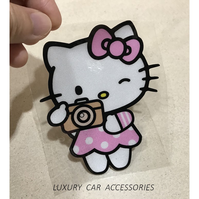 [READY STOCK] HELLO KITTY CAR STICKER WATERPROOF Shopee Malaysia