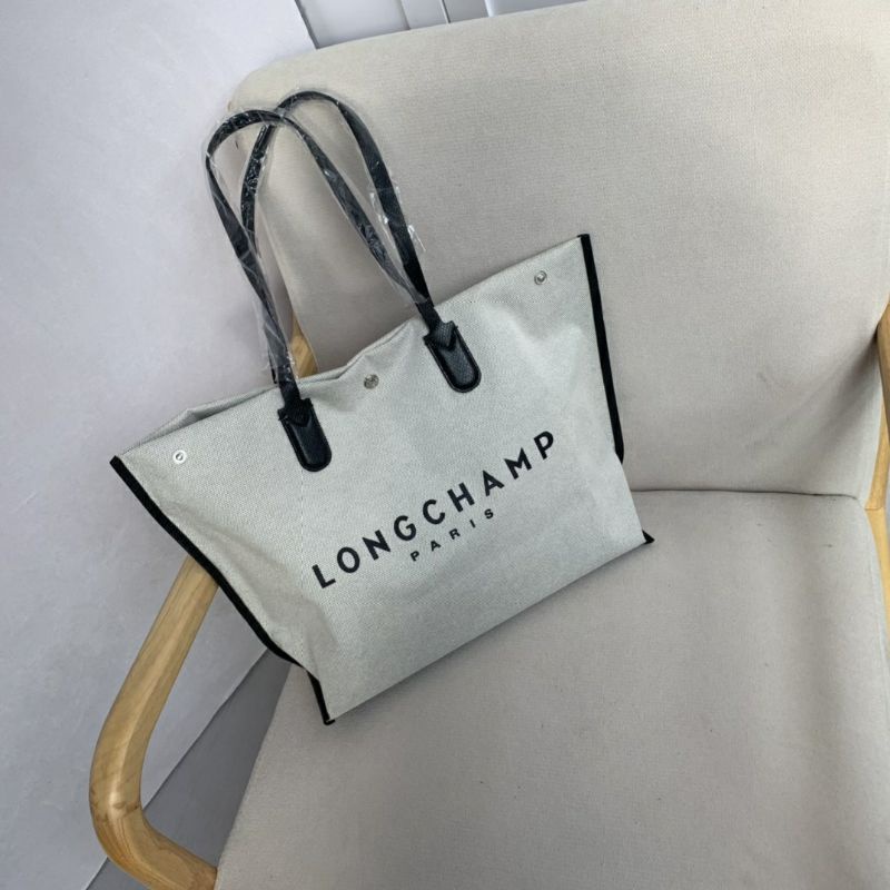 Authentic Longchamp Shopping Bag Roseau Ecru Shopee Malaysia