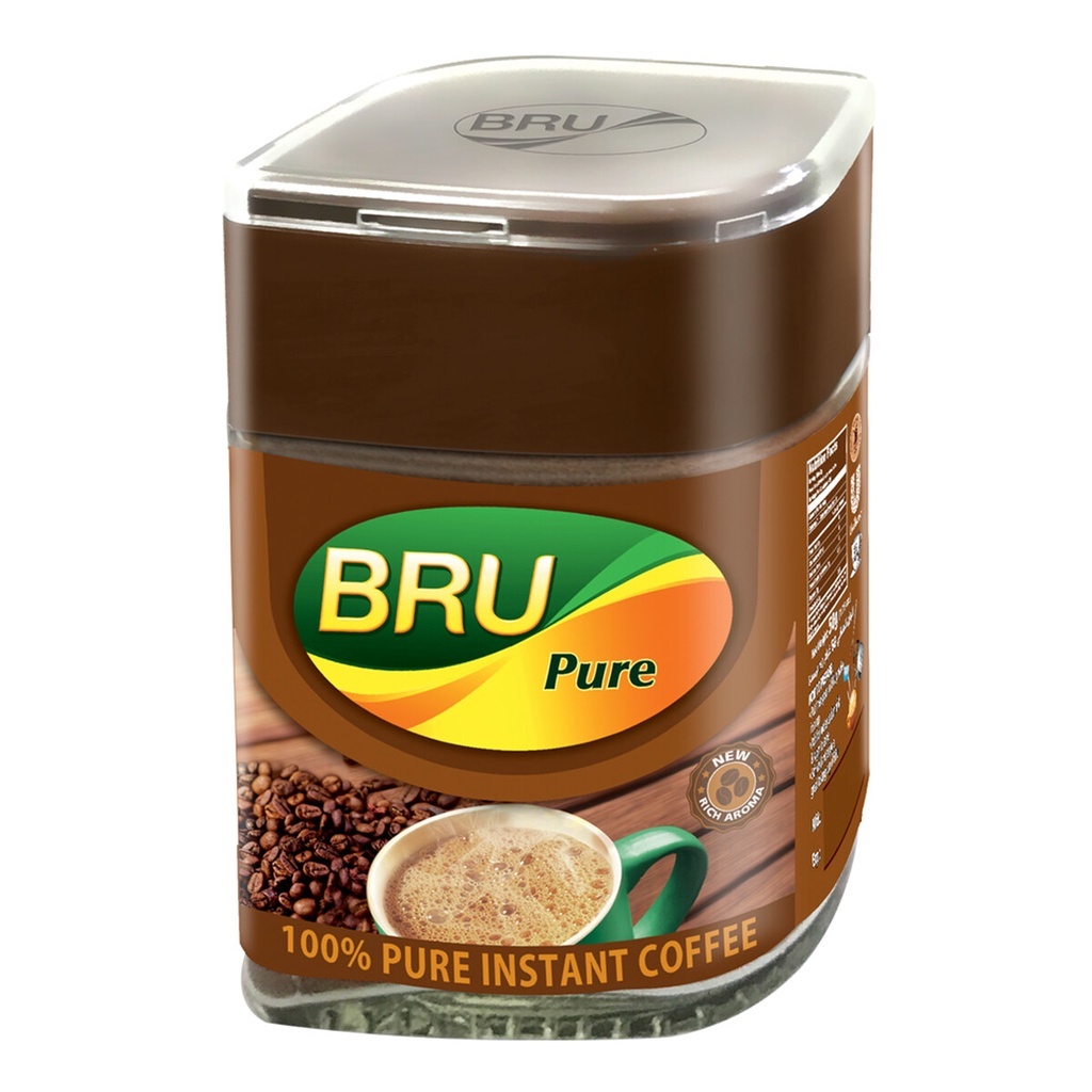 Bru Coffee Kopi Bru Pure 50g Shopee Malaysia