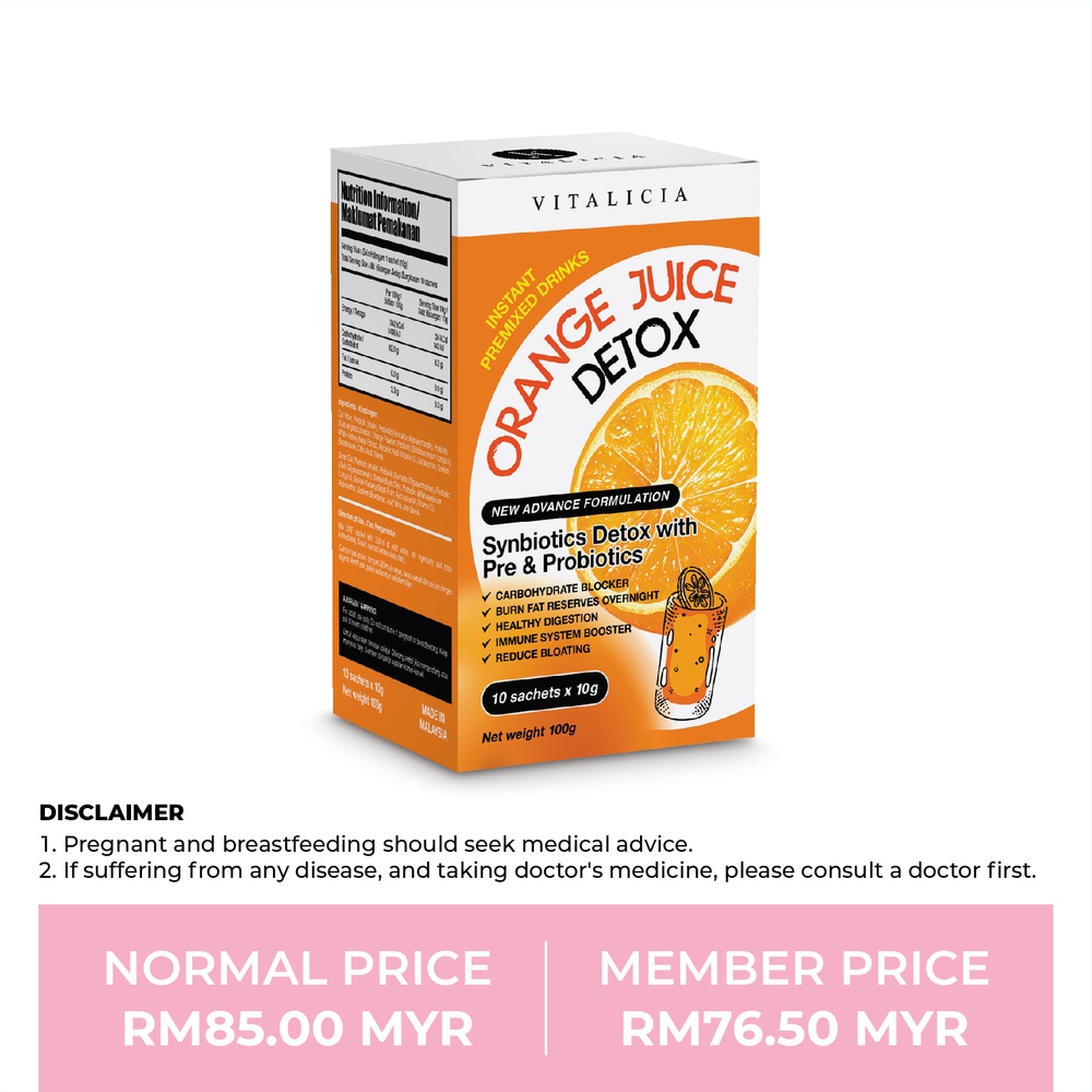 AVENYS ORANGE JUICE DETOX (OJD) Shopee Malaysia