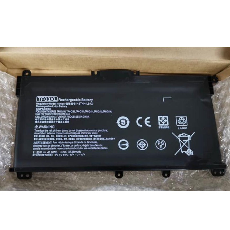 HP Pavilion TF03XL / HT03XL / 14BF Series Laptop Battery Shopee Malaysia