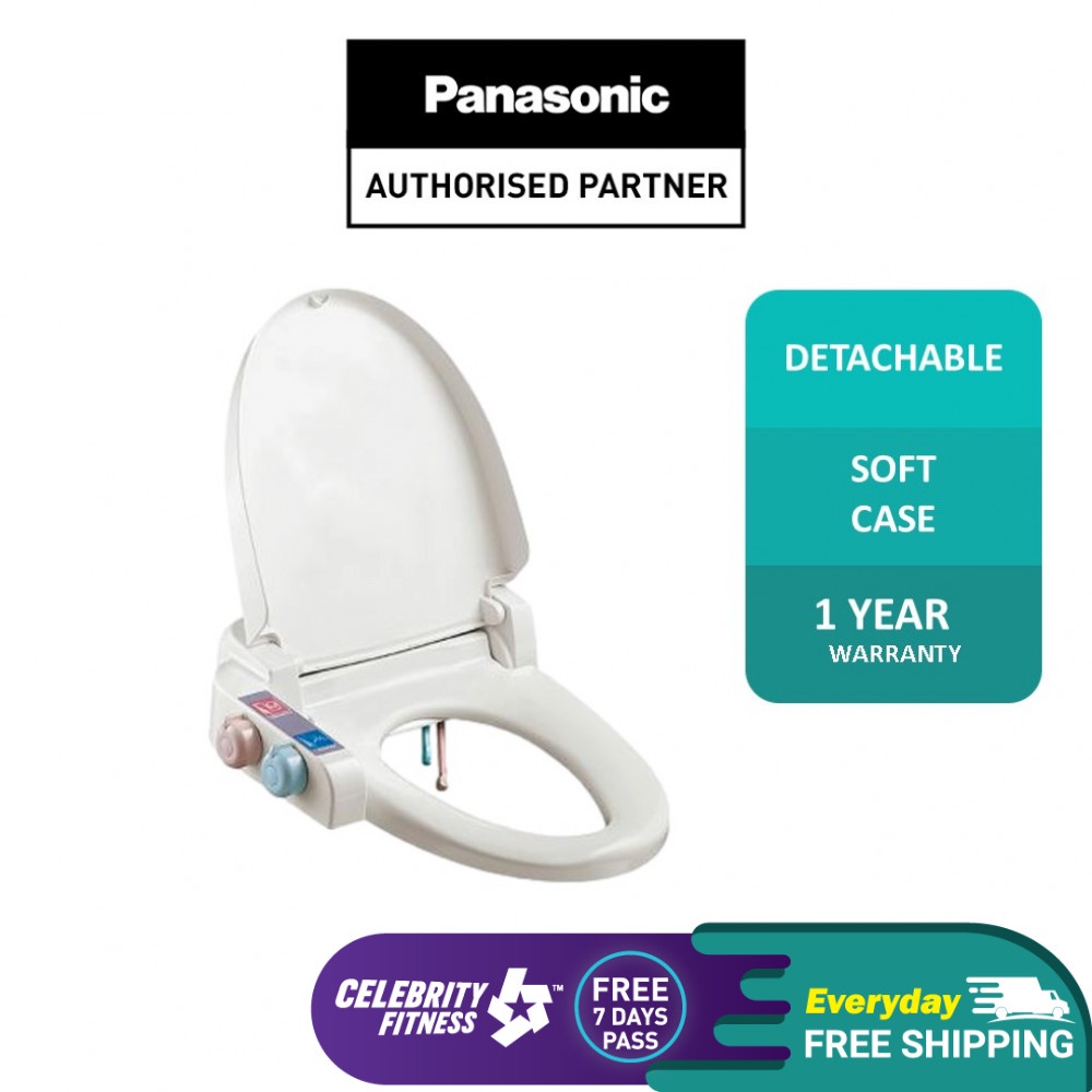 Panasonic DLAF15 Hygienic Bidet Toilet Seat Soft Closing Detachable Soft Close Anti Bacterial