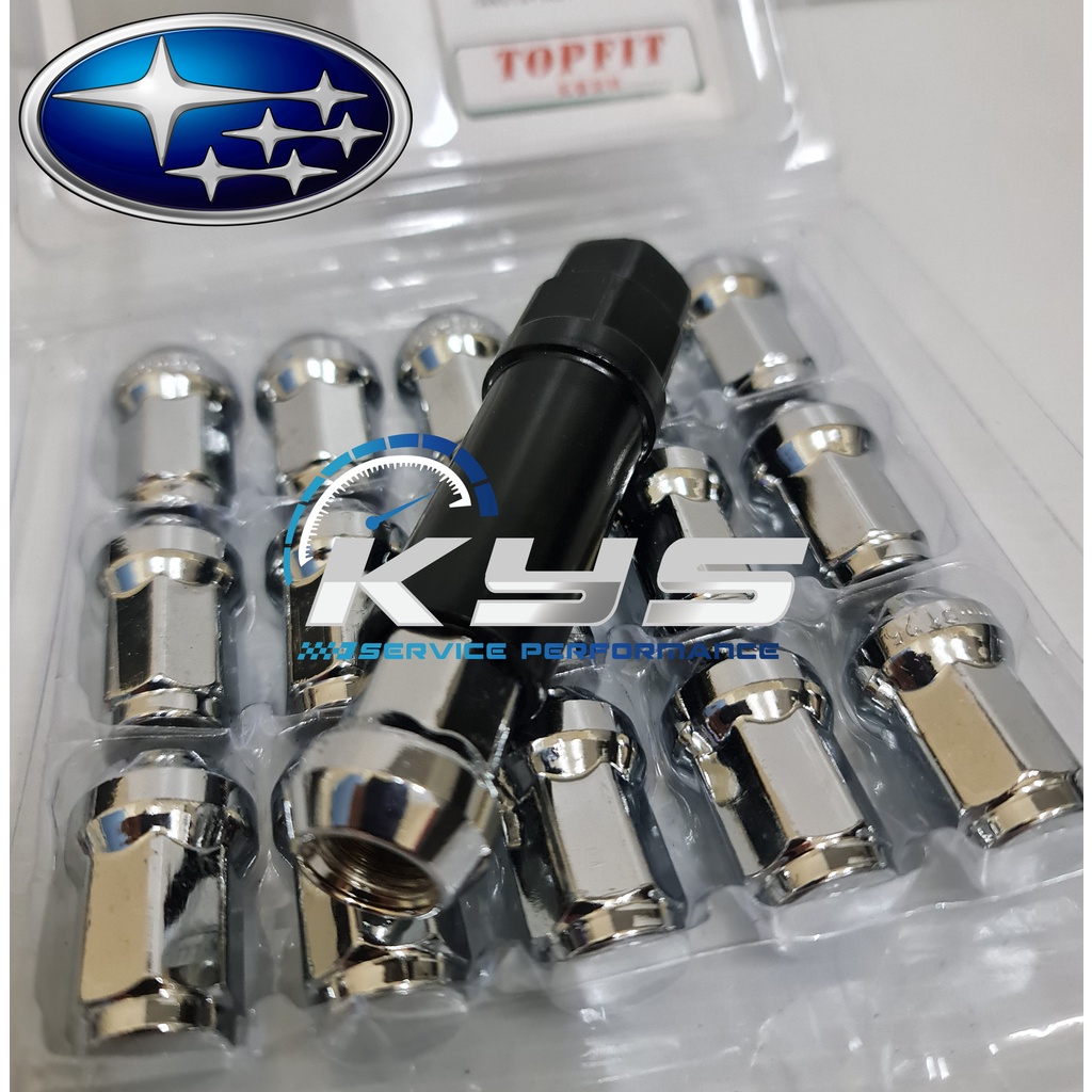 RACING SUPER STEEL LOCK SPORT RIM TYRE NUT WHEEL NUTS SET M12 x 1.25