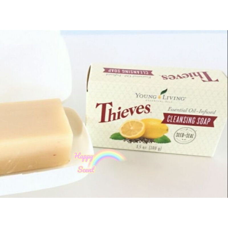 YoungLivings Thieves Cleansing Bar Soap Single 100g Shopee Malaysia