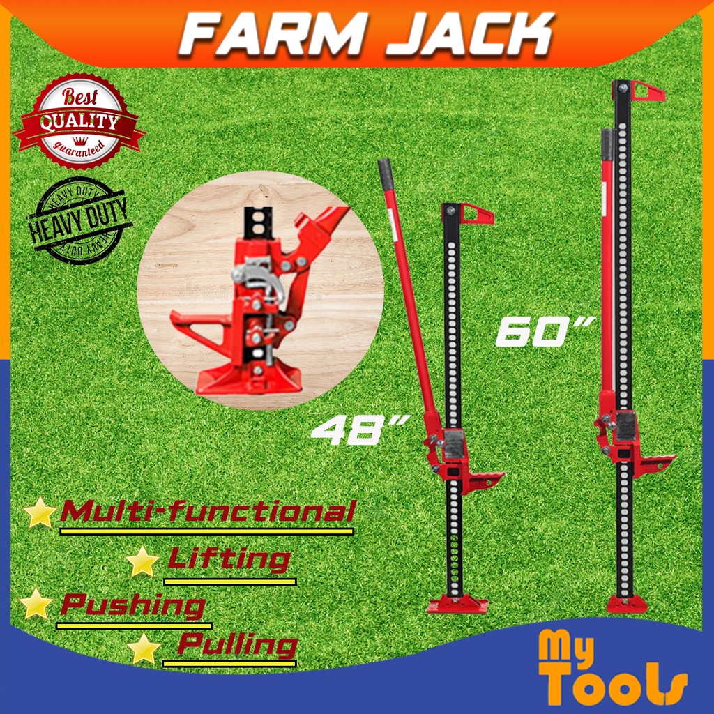 High Farm Jack 48 / 60 High Hi Lift Jack 4X4 Recovery Off Road Jack