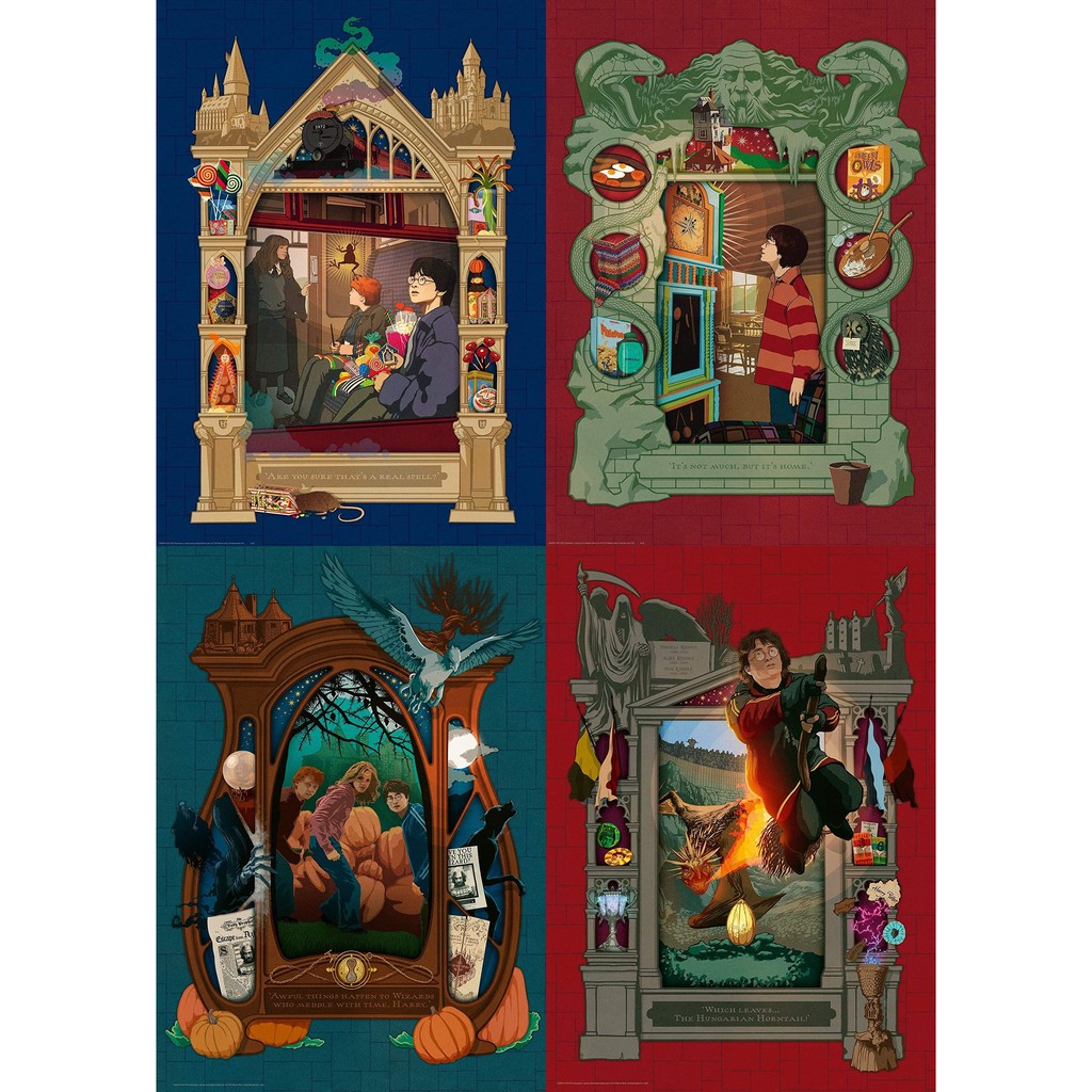 RAVENSBURGER HARRY POTTER ASSORTED ADULT JIGSAW PUZZLE 1000 Shopee