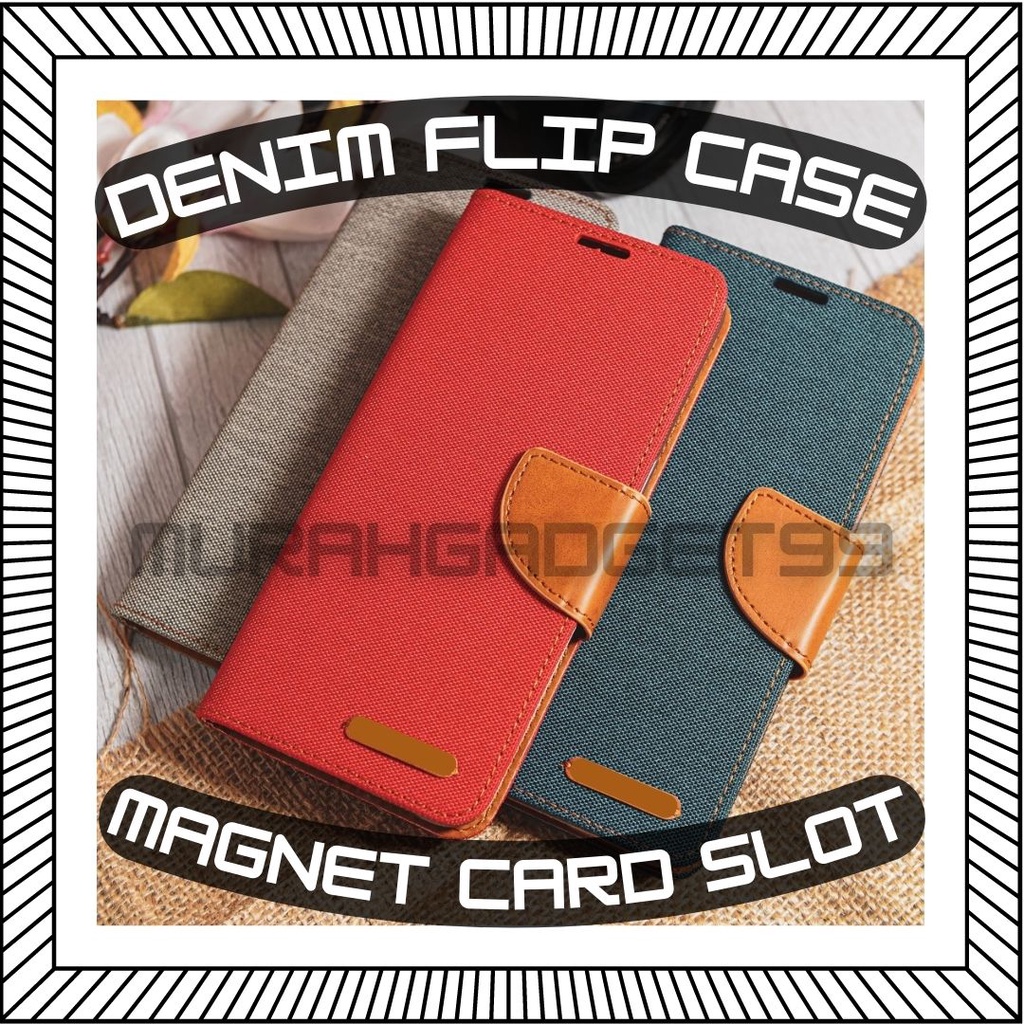 Canvas Flip Cover Redmi 10C 10A Note 11 11s 10 10s Pro 9s 4 4x 9 9A 9C