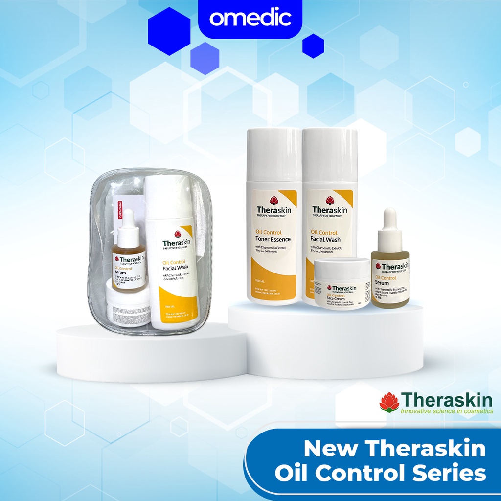 Theraskin Oily Series For Oily Faces Omedic Shopee Malaysia