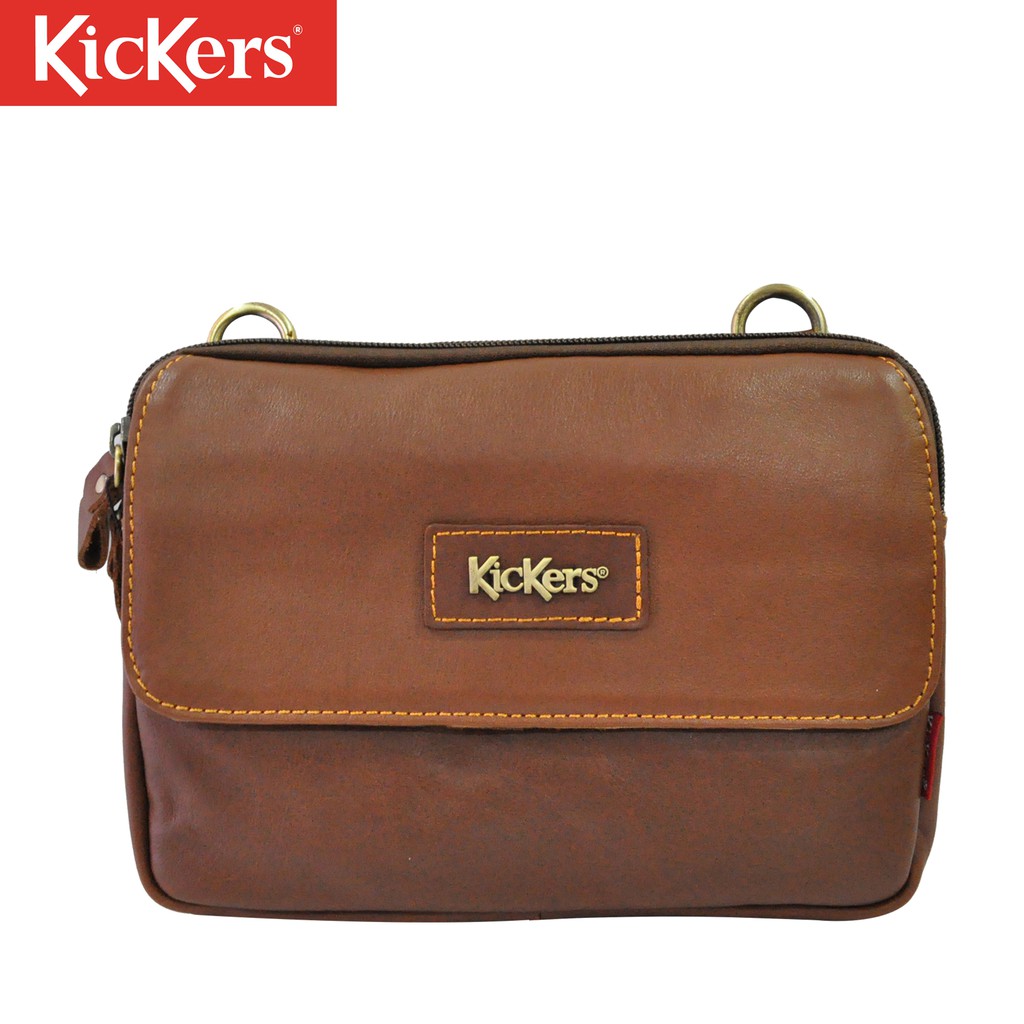 KICKERS Leather Sling & Waist Pouch KICS87600 Shopee Malaysia