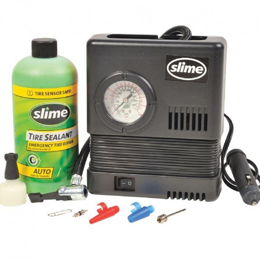 Slime Smart Tyre Repair Kit 12V Compressor And 473ml Sealant Shopee
