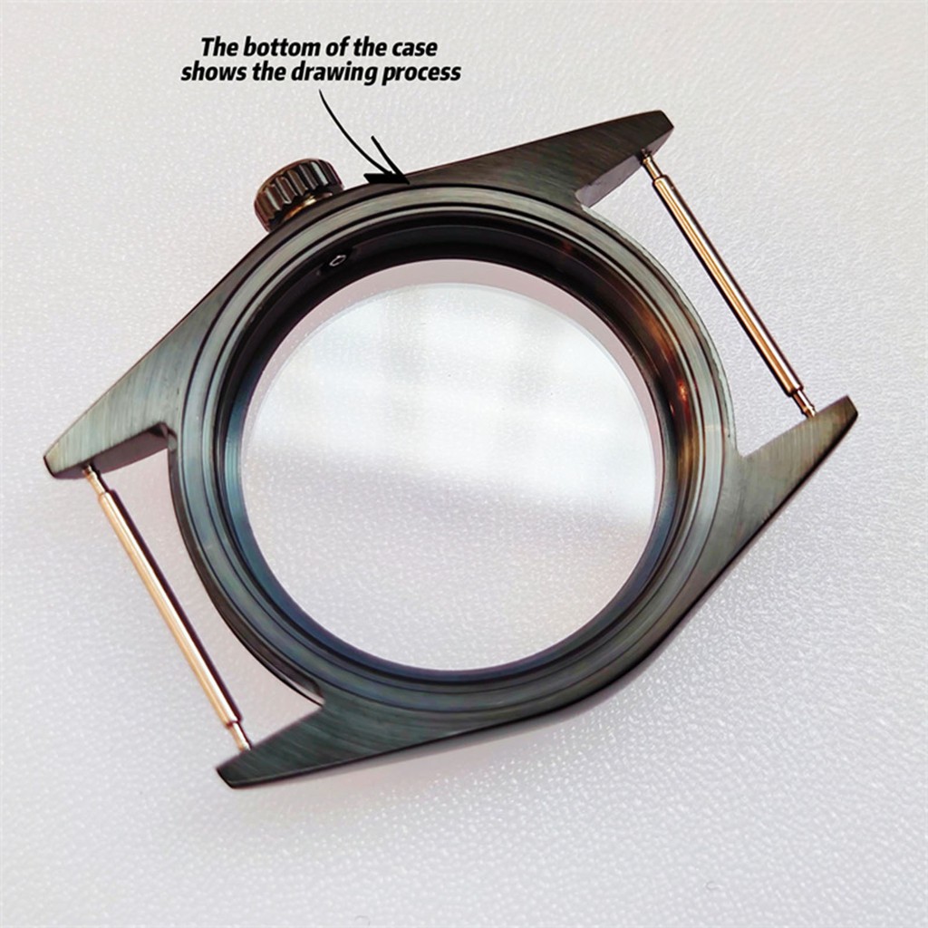 Waterproof 36MM Sapphire Glass Watch Case Kit for NH35/NH36 Automatic