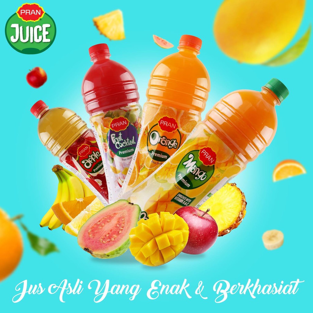 Pran Premium Fruit Drink / Jus Buah Premium Pran Shopee Malaysia