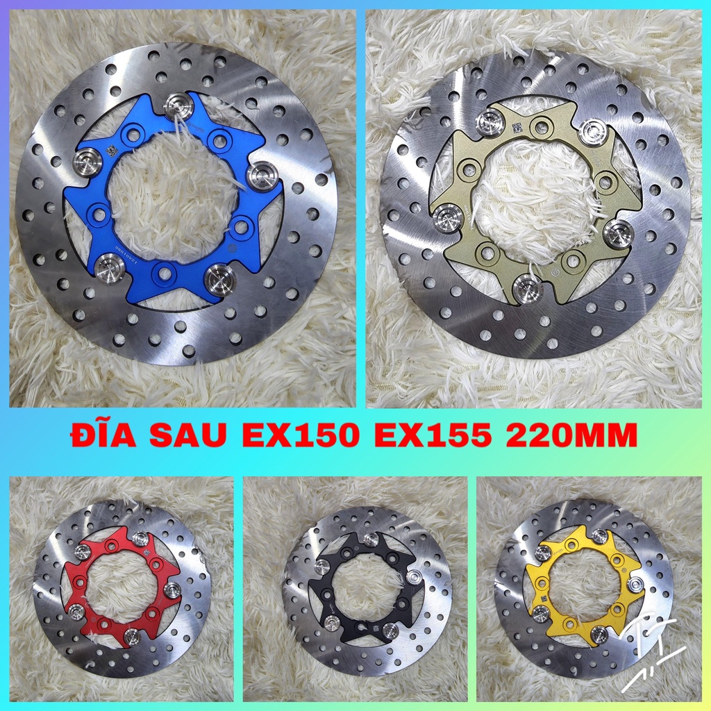 New Model 2022 Rear 5Hole Brake Disc size 220mm MultiColor INOX 304